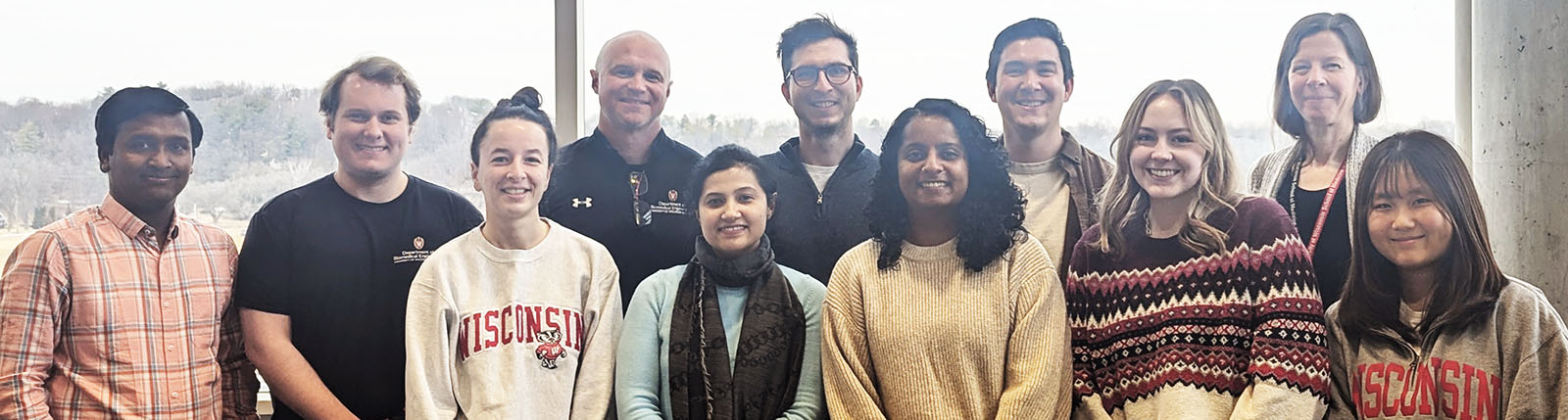 Group picture of the lab members in William Murphy's Lab.