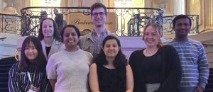 Image of lab members attending the Society for Biomaterials meeting in Chicago 2025.
